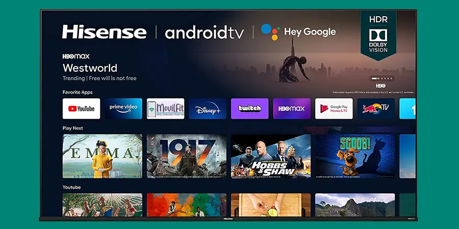 Actualización de firmware en un televisor Hisense con sistema operativo Android